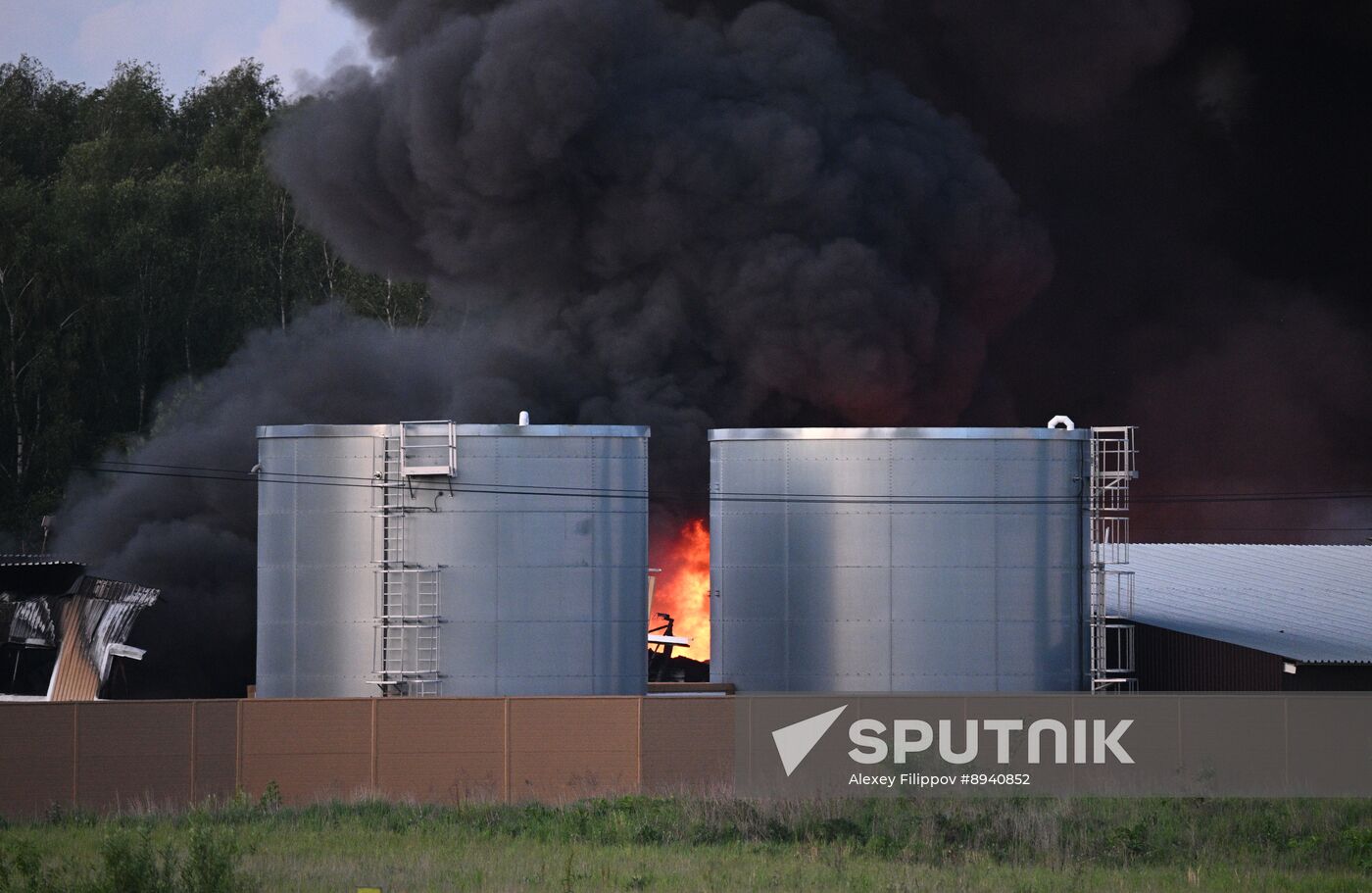 Russia Storage Facility Fire
