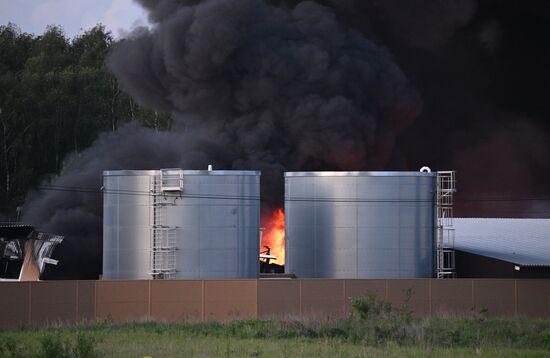 Russia Storage Facility Fire