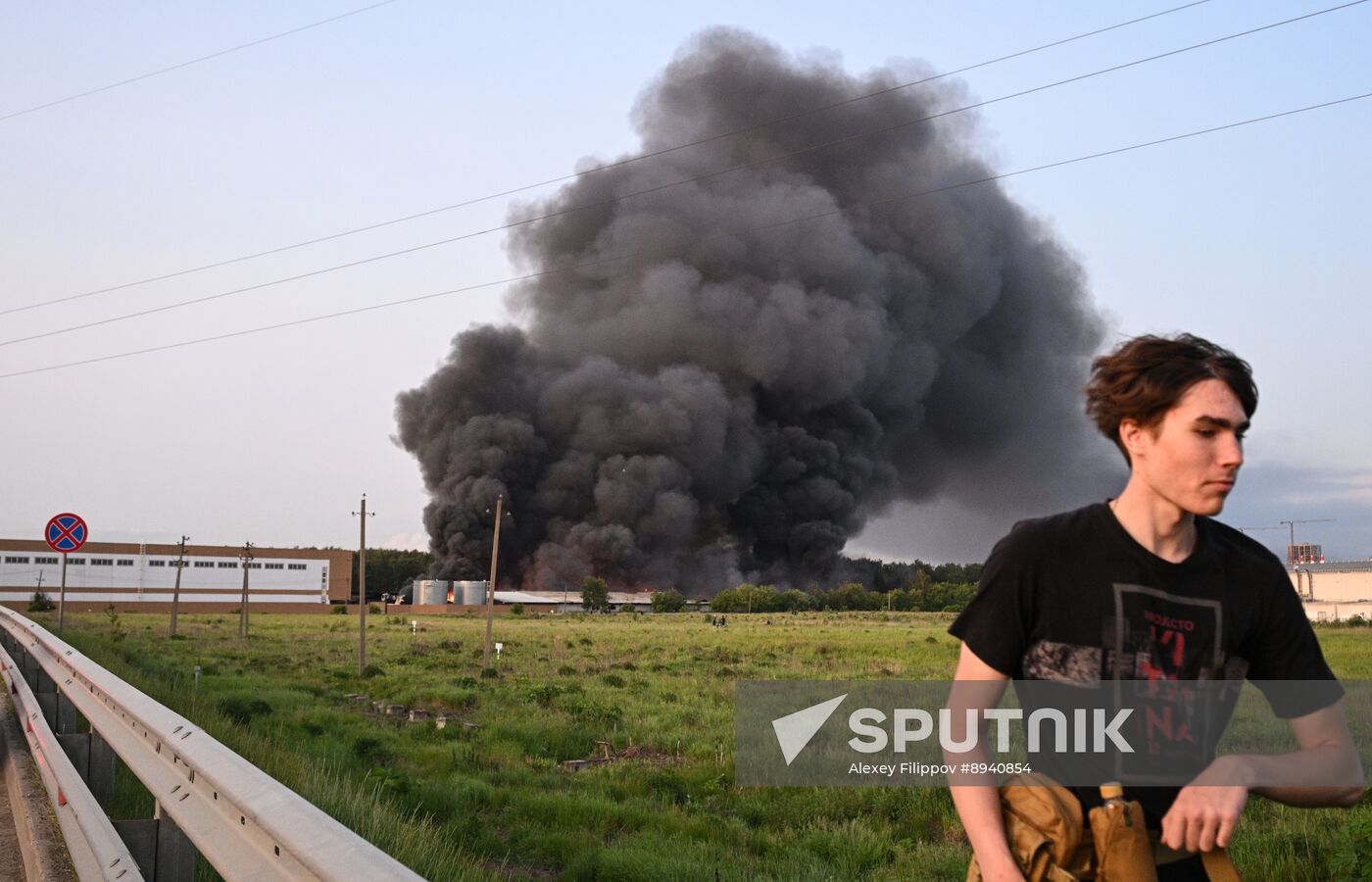 Russia Storage Facility Fire