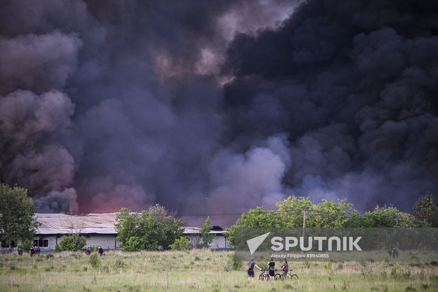 Russia Storage Facility Fire