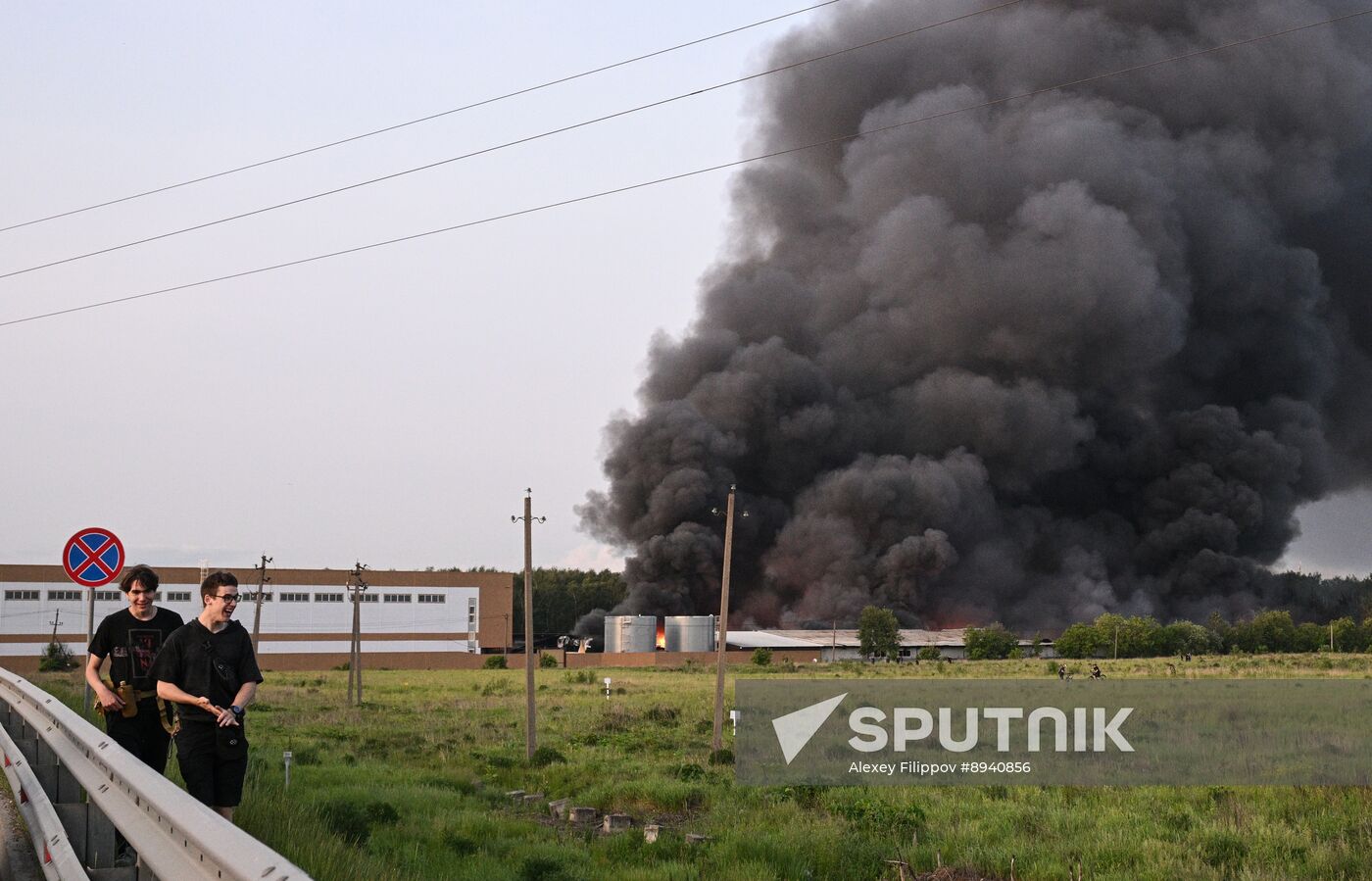 Russia Storage Facility Fire