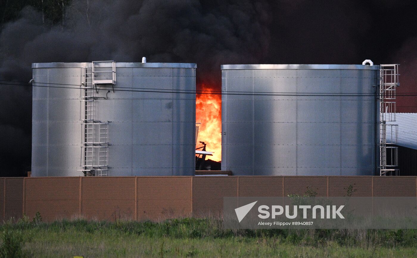 Russia Storage Facility Fire