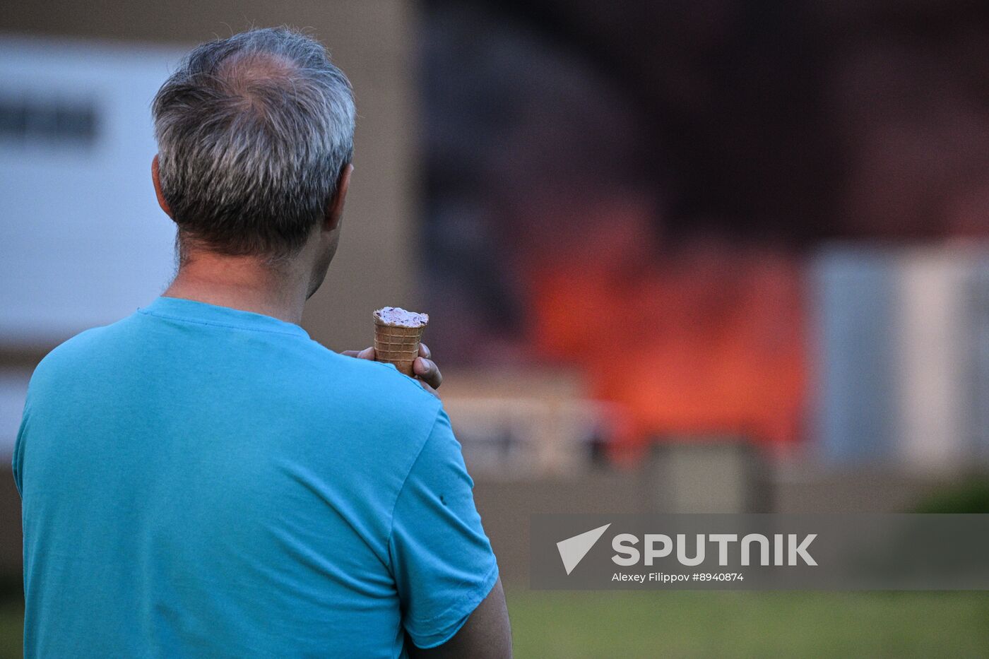 Russia Storage Facility Fire