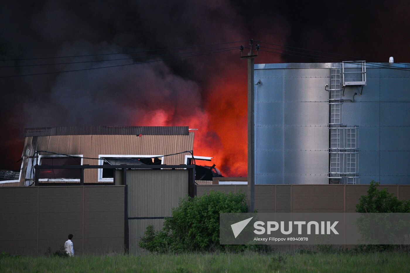 Russia Storage Facility Fire