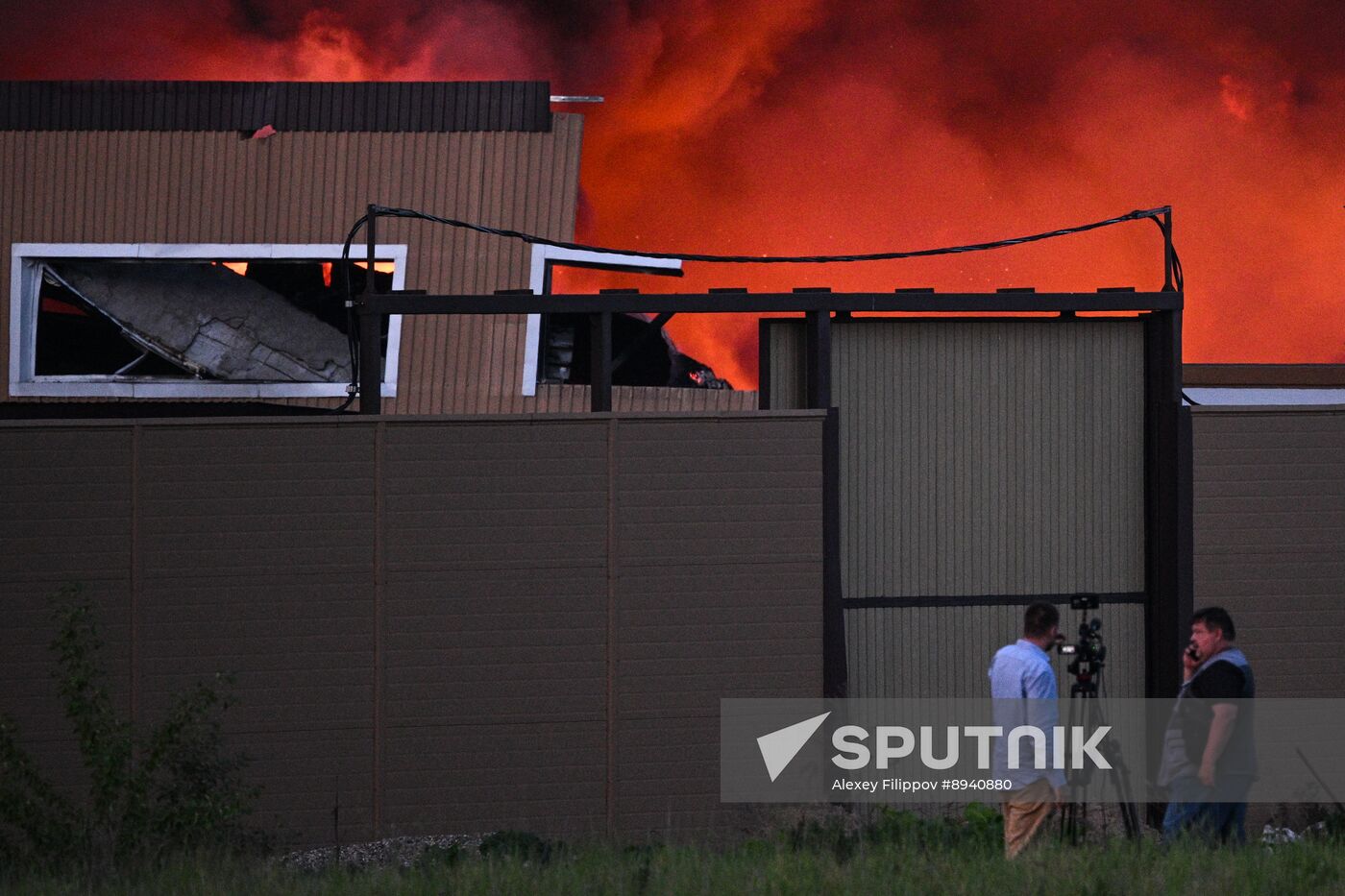 Russia Storage Facility Fire