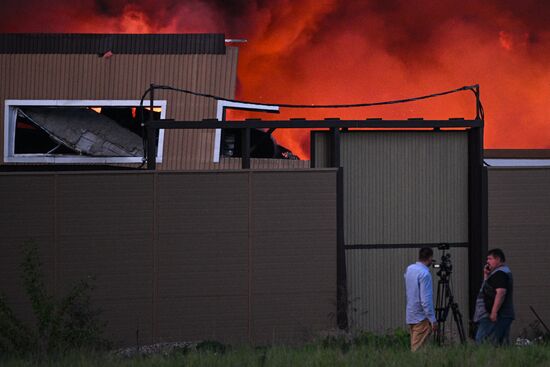 Russia Storage Facility Fire