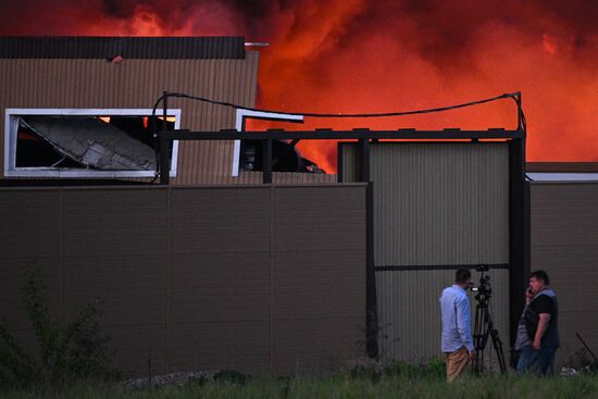 Russia Storage Facility Fire