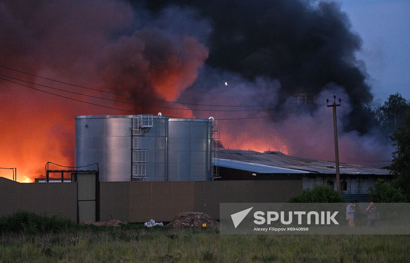 Russia Storage Facility Fire