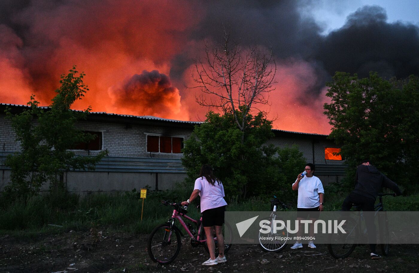 Russia Storage Facility Fire