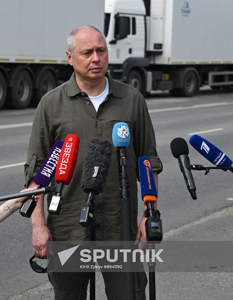 Russia Ukraine Military Operation Soldiers Bodies Exchange