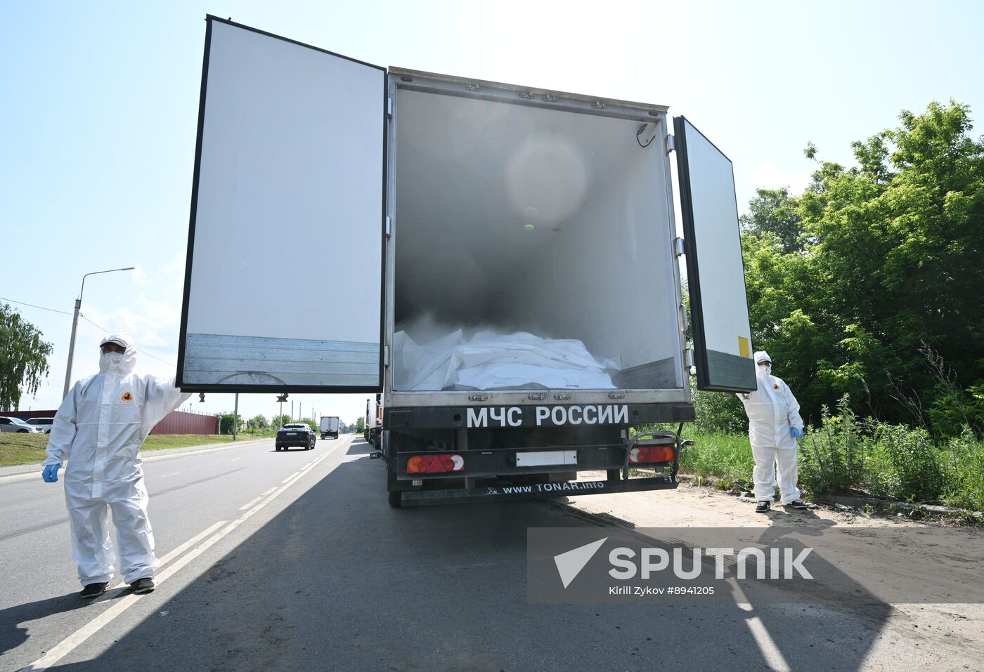 Russia Ukraine Military Operation Soldiers Bodies Exchange