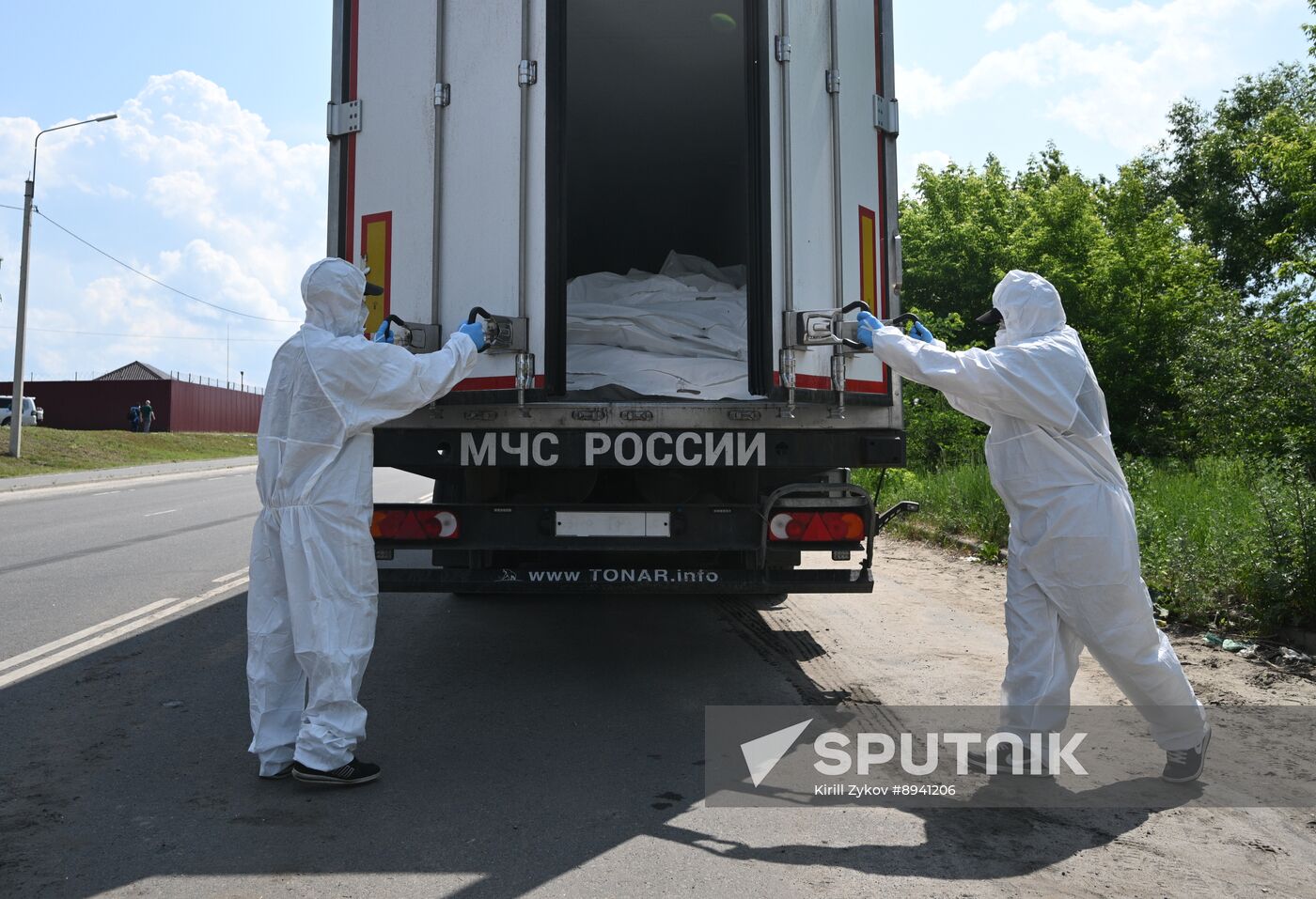 Russia Ukraine Military Operation Soldiers Bodies Exchange