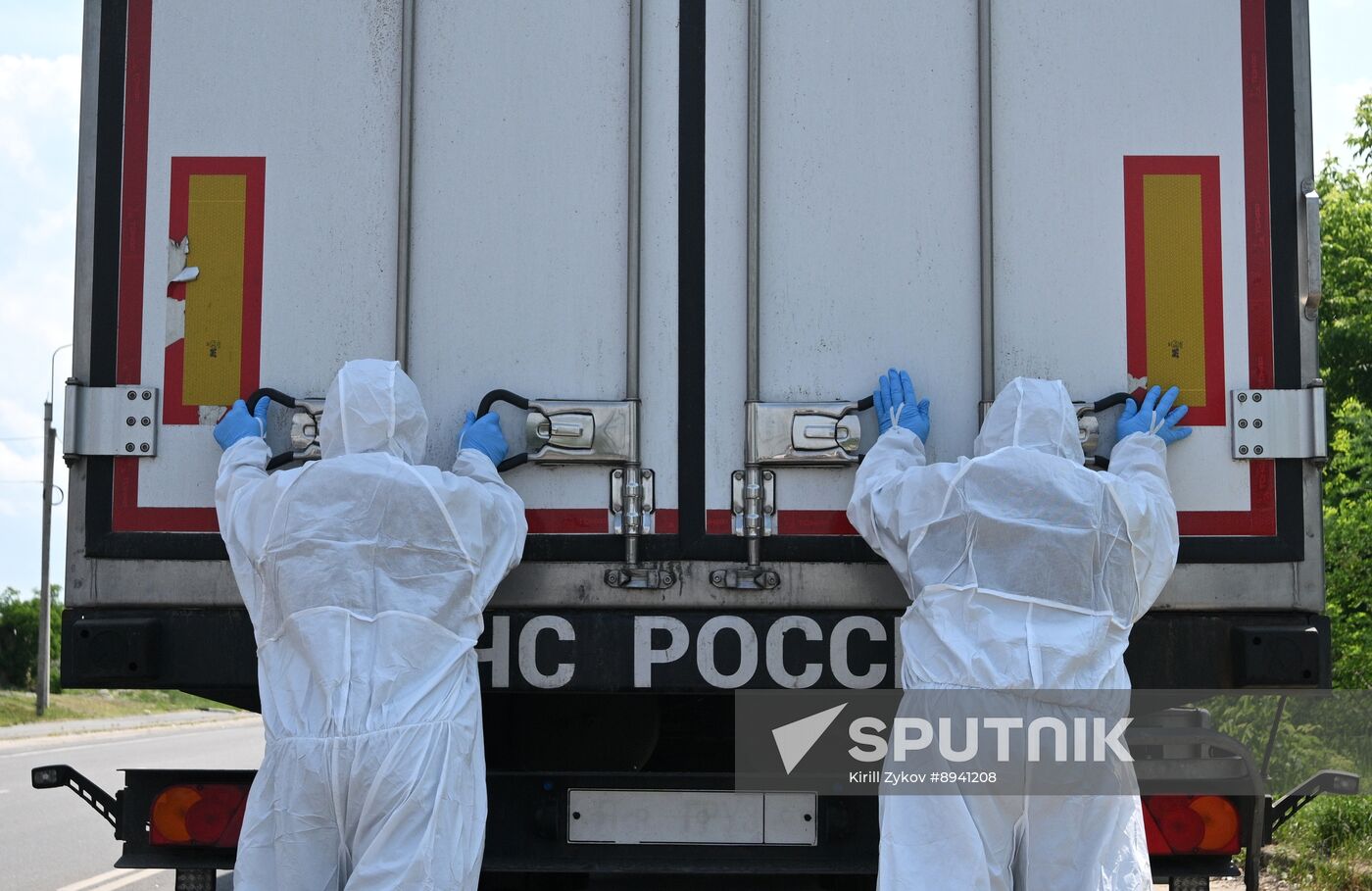 Russia Ukraine Military Operation Soldiers Bodies Exchange