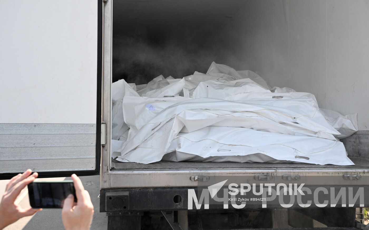 Russia Ukraine Military Operation Soldiers Bodies Exchange