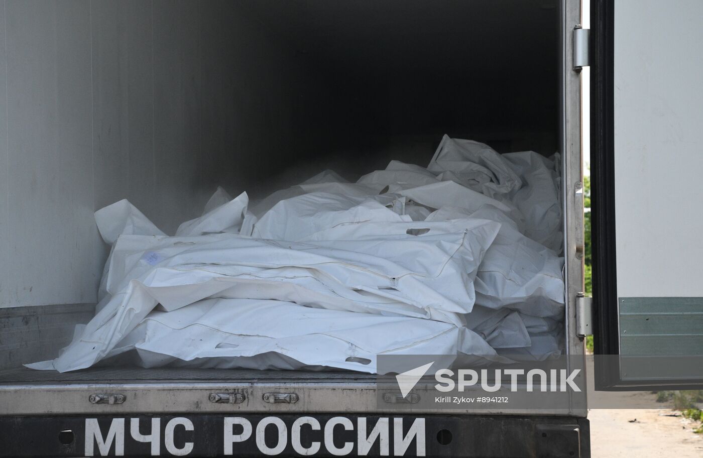 Russia Ukraine Military Operation Soldiers Bodies Exchange