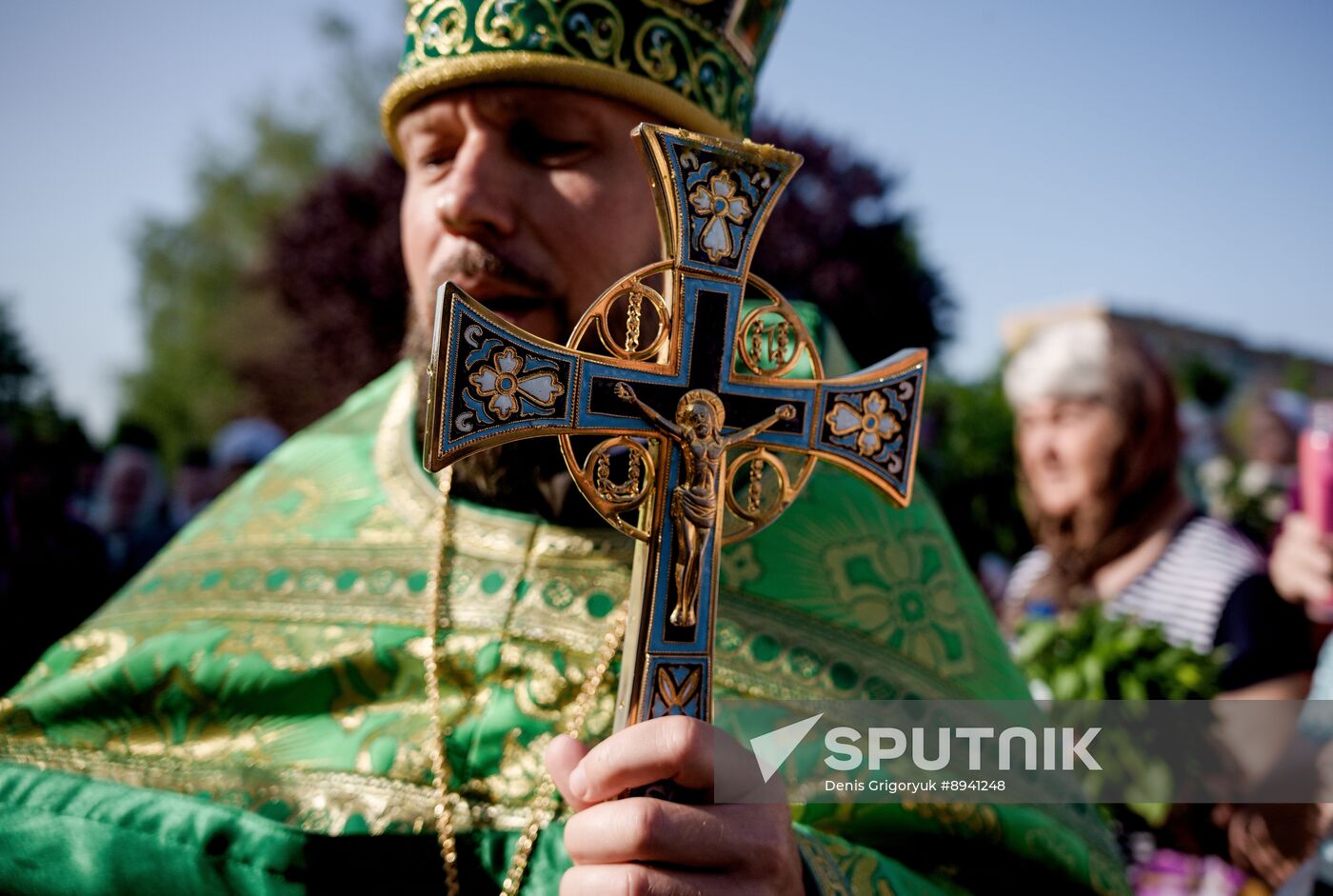Russia Religion Holy Trinity Feast