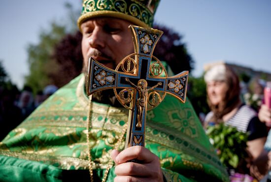Russia Religion Holy Trinity Feast