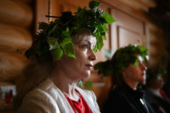 Russia Religion Holy Trinity Feast