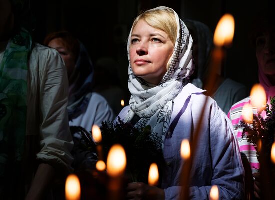Russia Religion Holy Trinity Feast