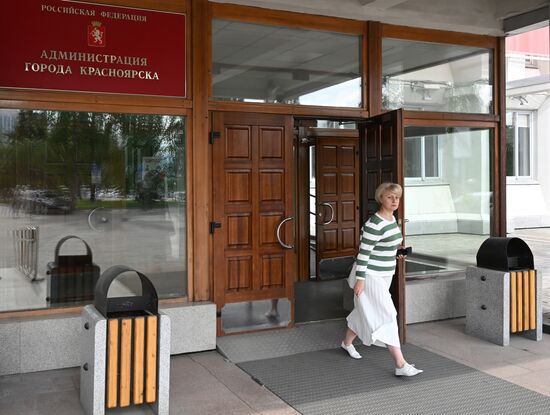 Russia Krasnoyarsk Mayor Bribery Detention
