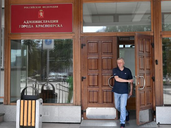 Russia Krasnoyarsk Mayor Bribery Detention