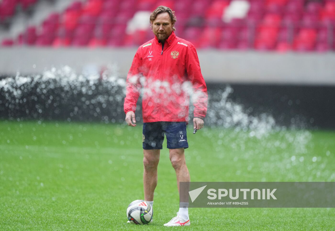 Belarus Soccer Friendly Russia Training