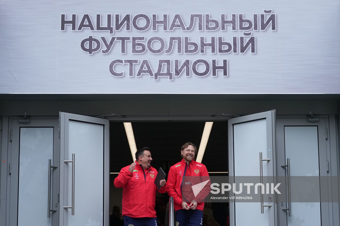 Belarus Soccer Friendly Russia Training