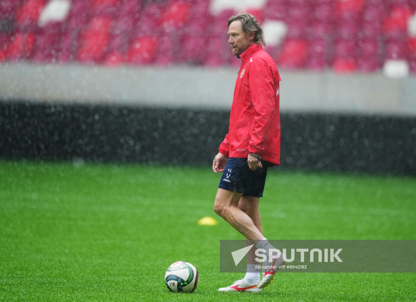 Belarus Soccer Friendly Russia Training