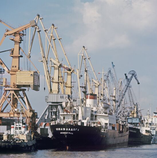 Leningrad commercial seaport