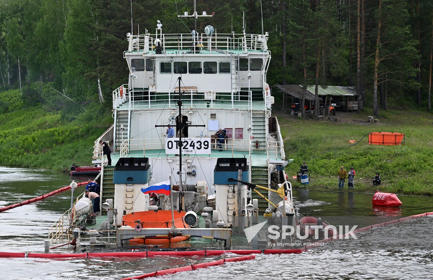 Russia Yenisei River Fuel Spill