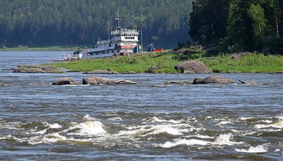 Russia Yenisei River Fuel Spill