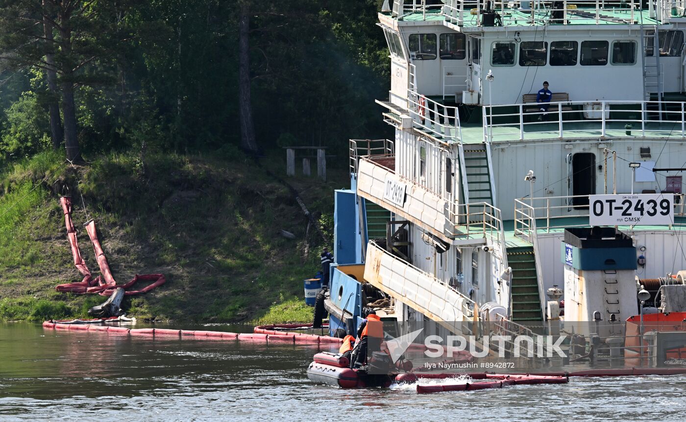 Russia Yenisei River Fuel Spill