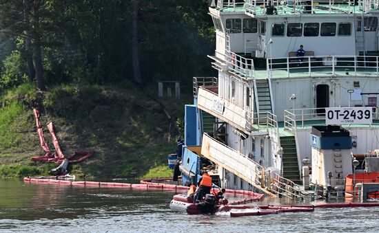 Russia Yenisei River Fuel Spill