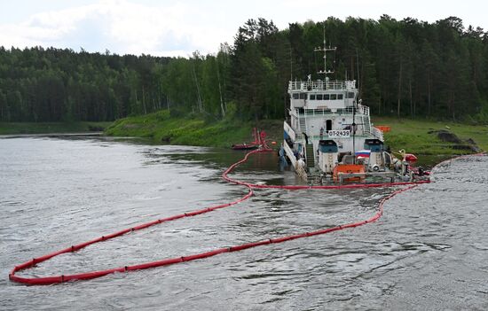 Russia Yenisei River Fuel Spill