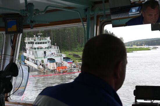 Russia Yenisei River Fuel Spill