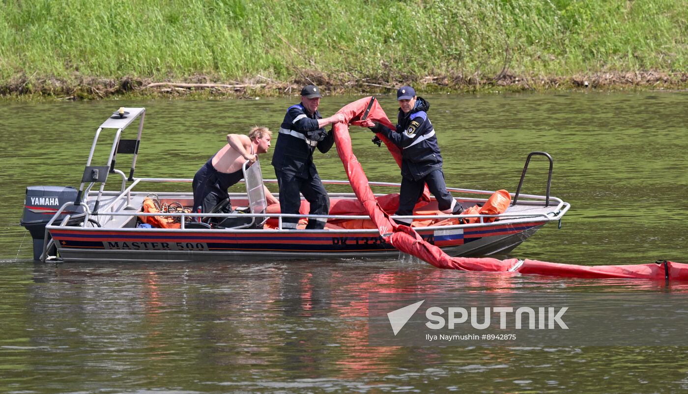 Russia Yenisei River Fuel Spill