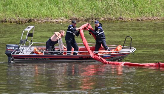 Russia Yenisei River Fuel Spill