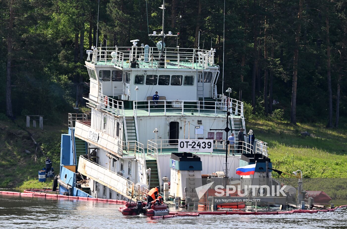 Russia Yenisei River Fuel Spill