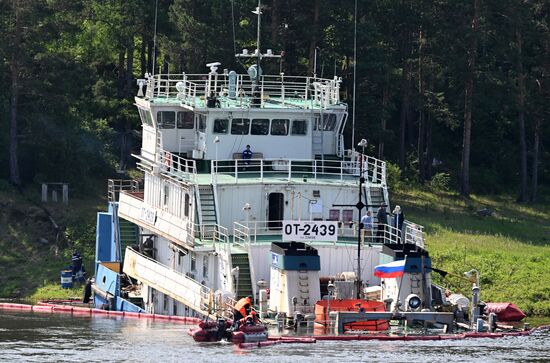 Russia Yenisei River Fuel Spill