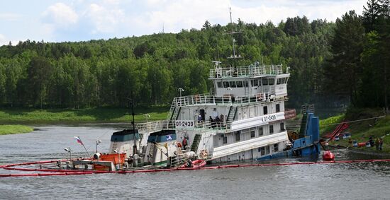 Russia Yenisei River Fuel Spill