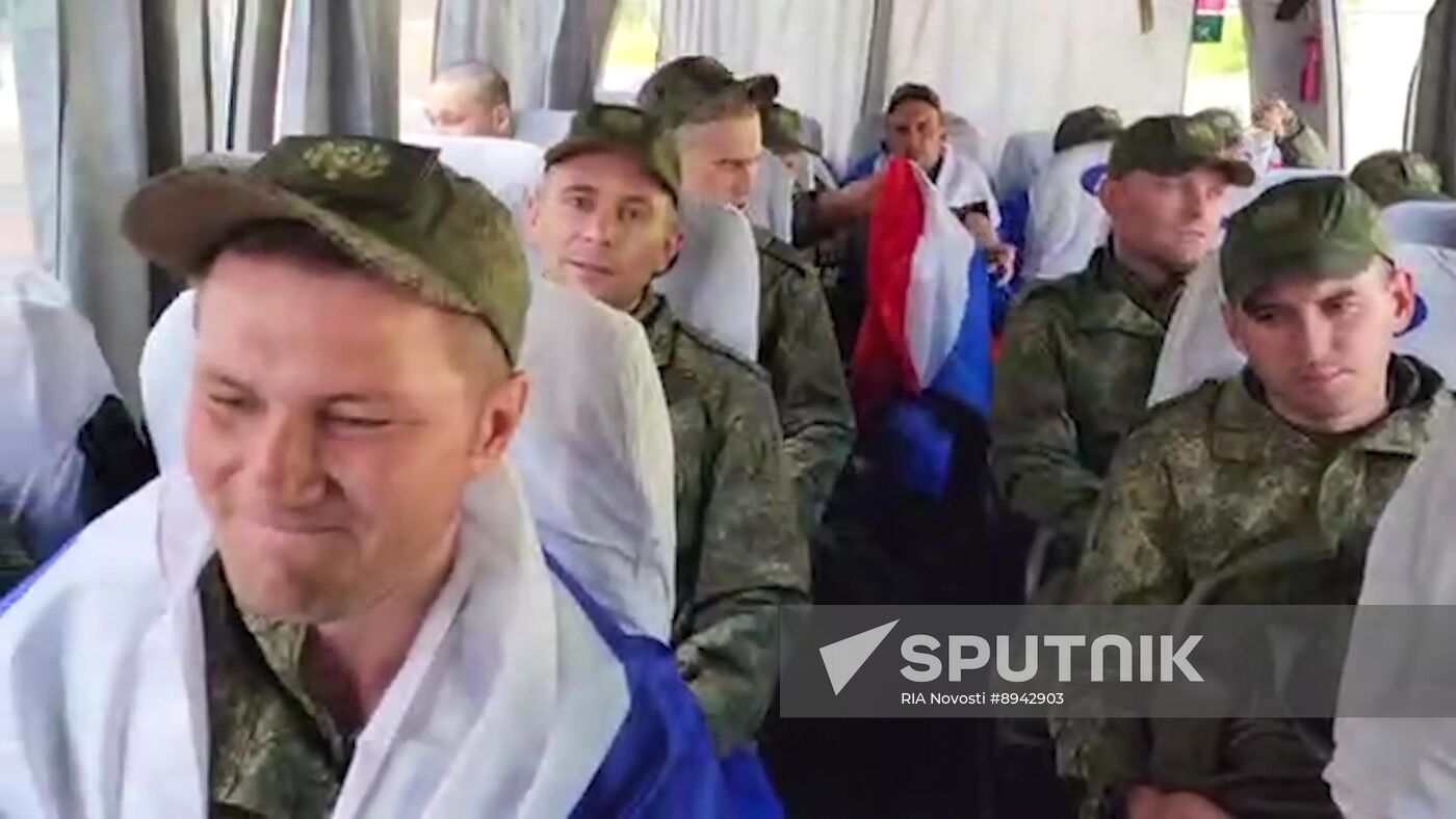 Russia Ukraine Military Operation POWs Exchange