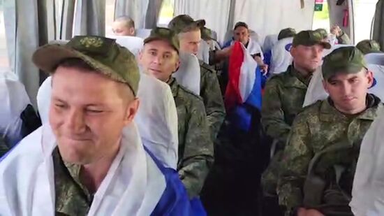 Russia Ukraine Military Operation POWs Exchange