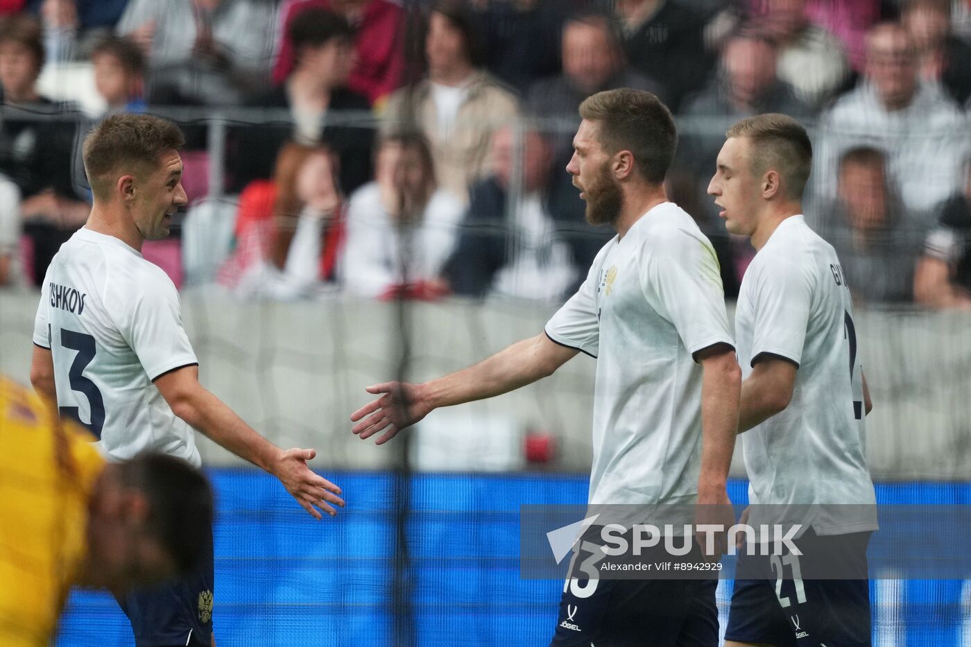 Belarus Soccer Friendly Belarus - Russia
