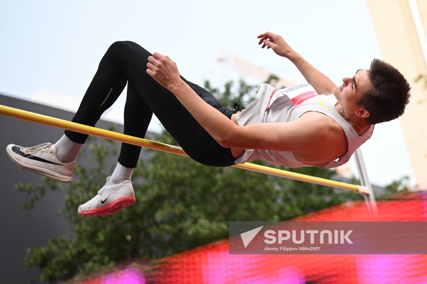 Russia Athletics Jump Day