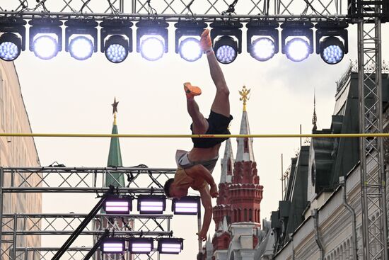 Russia Athletics Jump Day