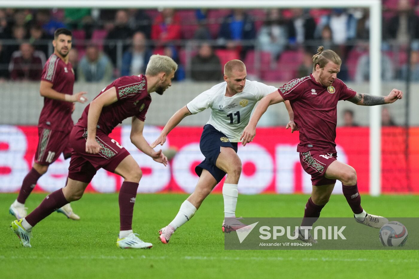Belarus Soccer Friendly Belarus - Russia