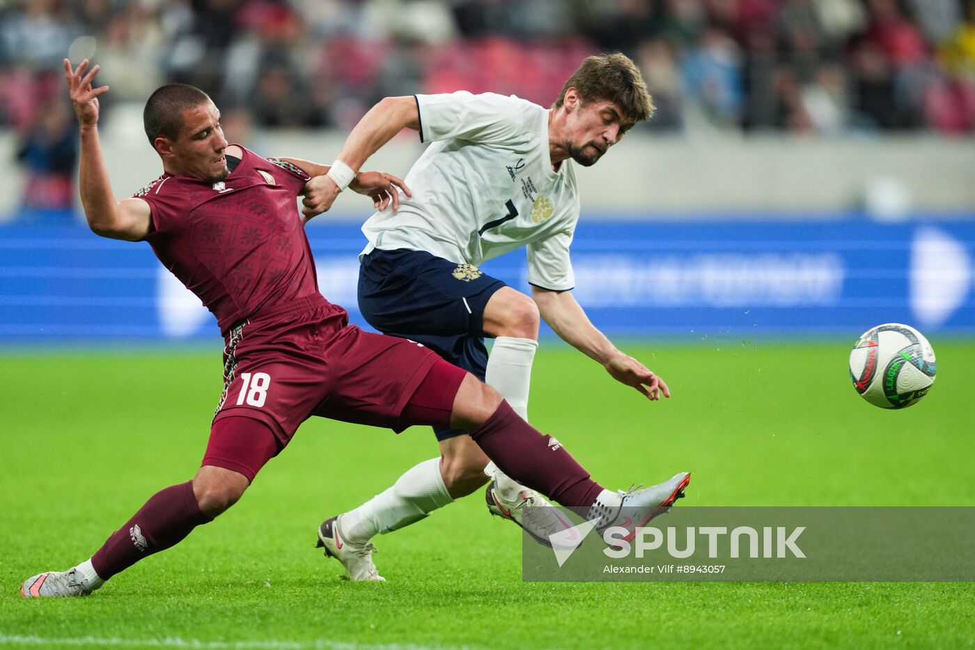 Belarus Soccer Friendly Belarus - Russia