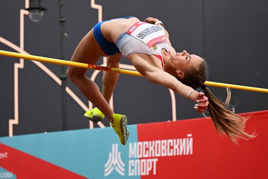 Russia Athletics Jump Day