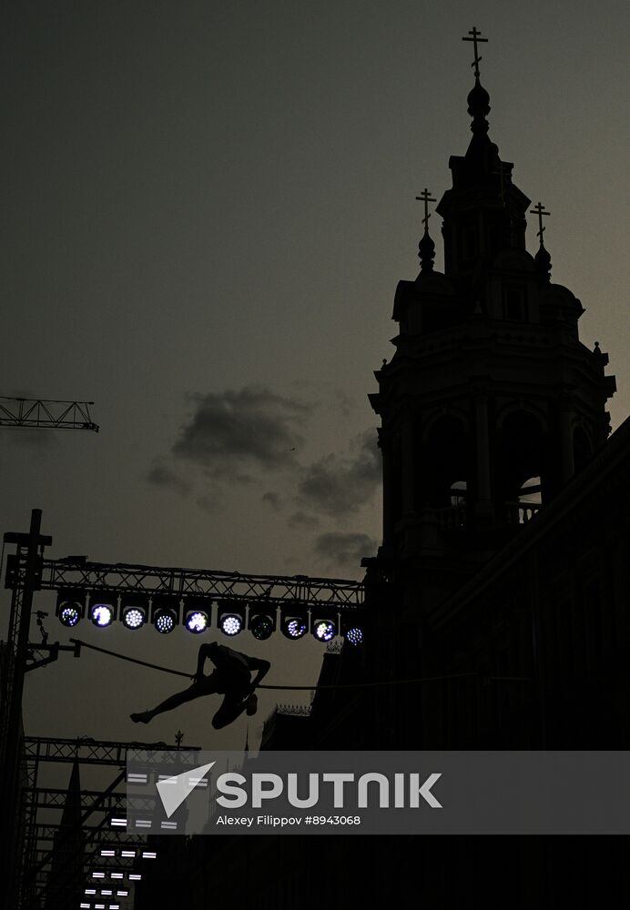 Russia Athletics Jump Day