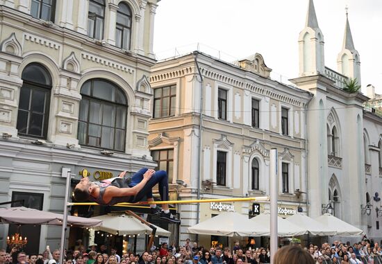 Russia Athletics Jump Day